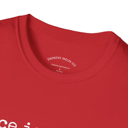 Typewriter Print - "Peace is cheaper"