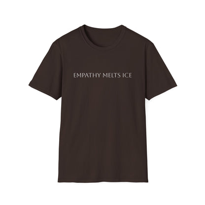 Capitalized Greek Font - "Empathy melts ICE"