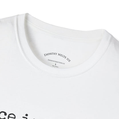 Typewriter Print - "Peace is cheaper"