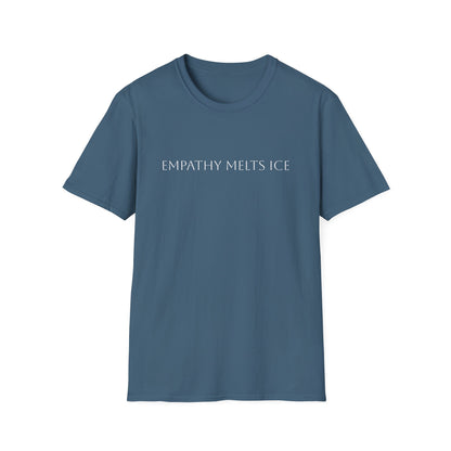 Capitalized Greek Font - "Empathy melts ICE"