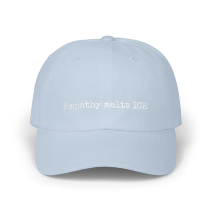 Baseball Cap - "Empathy melts ICE" - dark colors