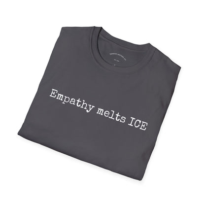 Typewriter Print - "Empathy melts ICE"
