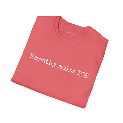 Typewriter Print - "Empathy melts ICE"