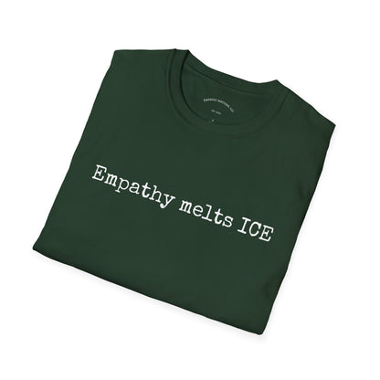 Typewriter Print - "Empathy melts ICE"