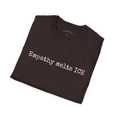 Typewriter Print - "Empathy melts ICE"