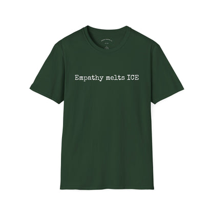 Typewriter Print - "Empathy melts ICE"