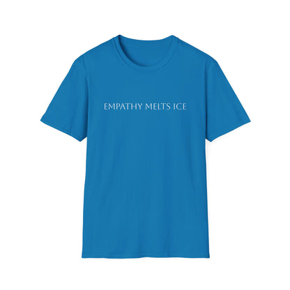 Capitalized Greek Font - "Empathy melts ICE"