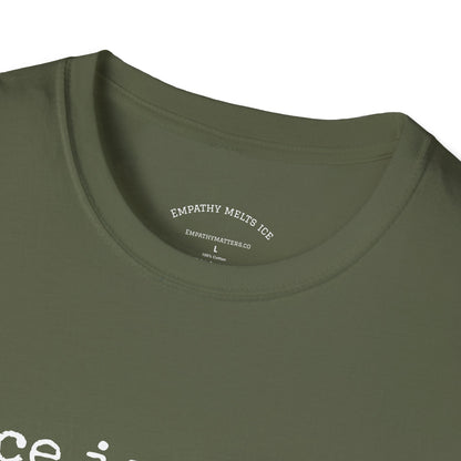Typewriter Print - "Peace is cheaper"