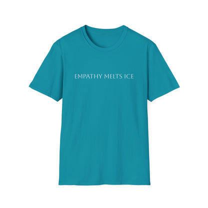 Capitalized Greek Font - "Empathy melts ICE"