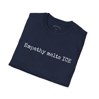 Typewriter Print - "Empathy melts ICE"