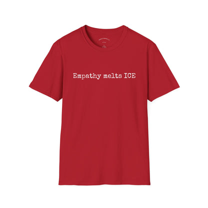 Typewriter Print - "Empathy melts ICE"