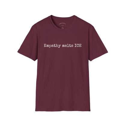 Typewriter Print - "Empathy melts ICE"