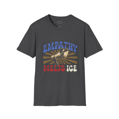 Retro 60s Protest Graphic - "Empathy Melts ICE" - Unisex Tee