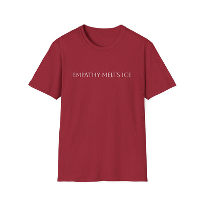 Capitalized Greek Font - "Empathy melts ICE"